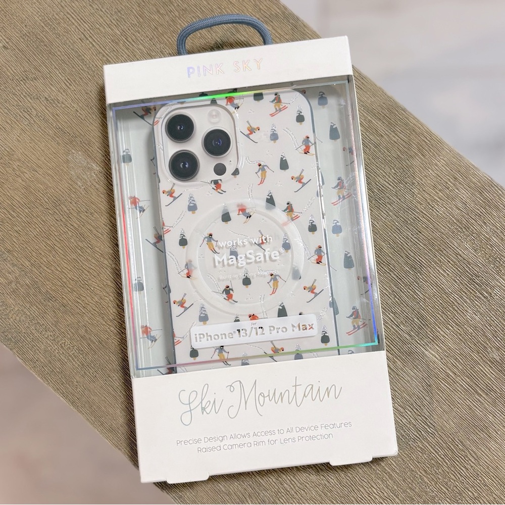 Ski Mountain iPhone 13/12 Pro Max Case by Pink Sky